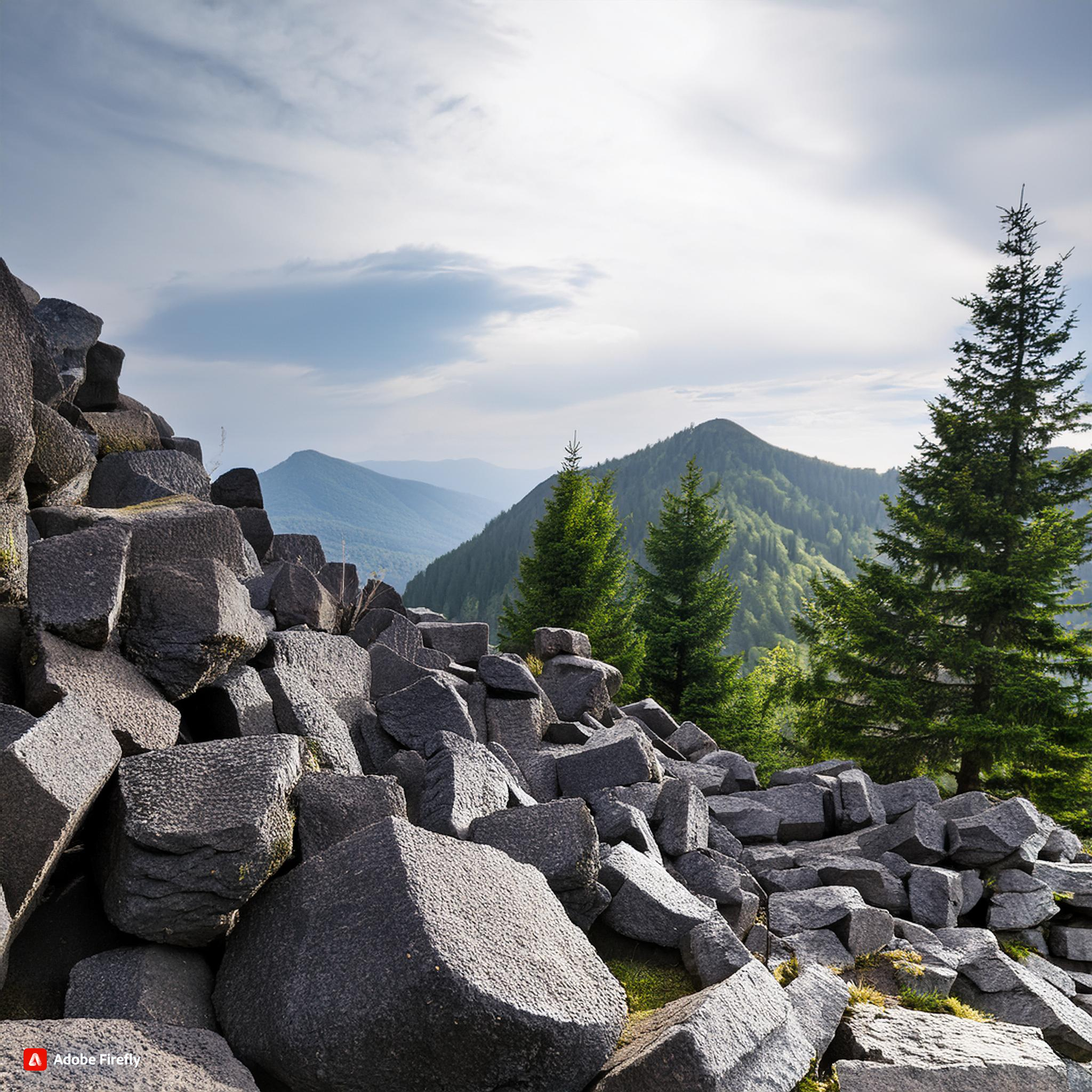 Basalt rocks